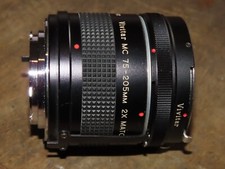 Multiplicateur assorti Vivitar MC 75-205 mm 2x MATCHED MULTIPLIER + VIVITAR 20mm