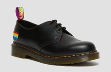 Dr Martens 3 Trou 1461 Noir Pour La Fierté 26800001 Classique Doc