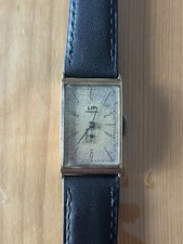 Montre Ancienne Lip Vintage Homme Or Argent 