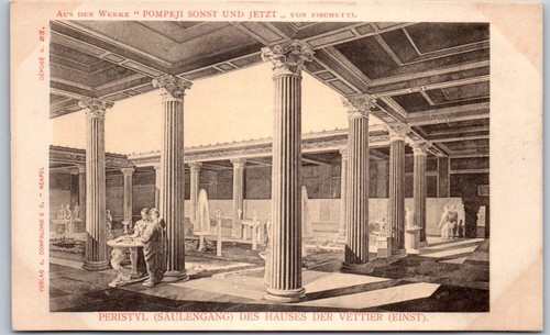 Italie pompei carte postale - italie,