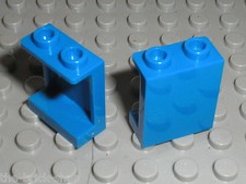 LEGO 2 x blue panel ref 87552 / Set 4439 70317 71006 7848 10233 60097 60110 ...