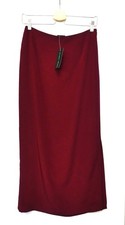 NEUVE av etiquette, TB Jupe longue LAURA ASHLEY bordeaux, T 38