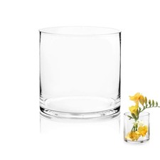 Vase Transparent en Verre 15 x