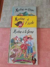 MARTINE à la ferme / au cirque / à l'école / Delahaye / Farandole LOT 3 albums