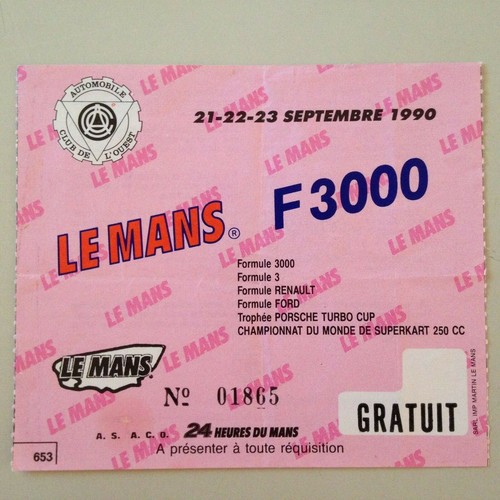 Billet mans f3000 - billet,