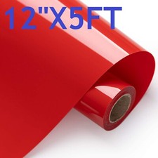 12 " X 1.5m Rouge Htv à