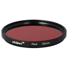 Filtre couleur rouge objectif