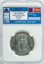 COMMEMORATIVES 100 FRANCS CLOVIS ROI DES FRANCS 1996