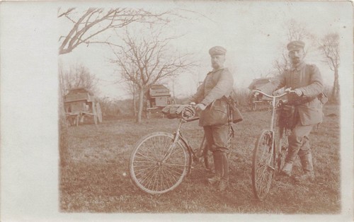 Carte photo soldats allemands