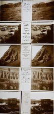 Egypte /  Lot 16 vues stéréoscopiques sur verre, Jules Richard, vers 1920