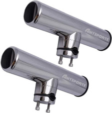 Rail Mount Rod Clamp Holders Boat Clamp Holders Rod Stainless Steel Fishing Rods