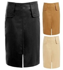 FEMMES AVANT PVC Jupe fendue