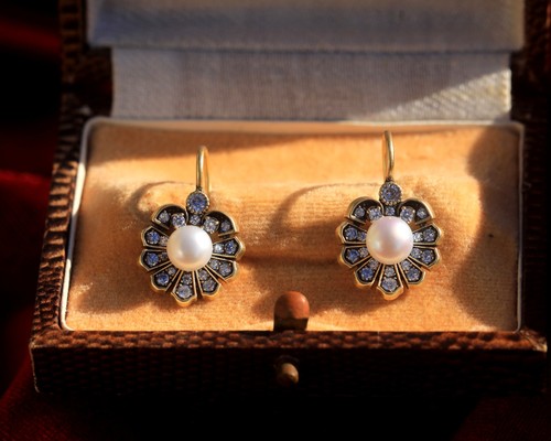 Boucles oreille doré - d'oreille,