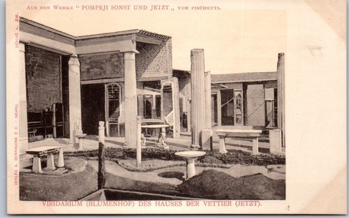 Italie pompei carte postale - italie,
