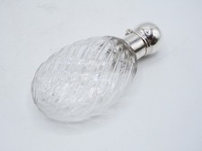 RARE FLASQUE EN ARGENT MASSIF VERMEIL PAR SORMANI COURONNE COMTALE