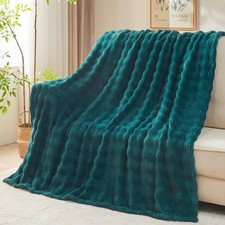 Couverture Plaid Polaire Super Chaude Plaid Fausse Fourrure Haute Qualité Sty...