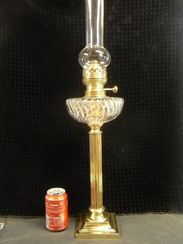 Old large oil lamp - large,