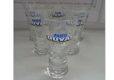 6 VERRES PUBLICITAIRES  PASTIS