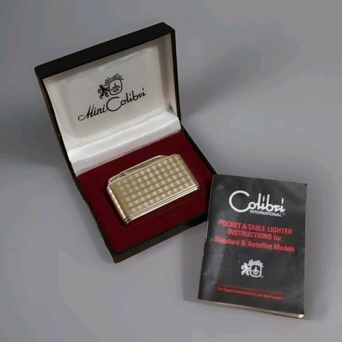 Briquet colibri mini plaqué - mini,