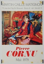 Cornu Pierre Galerie Martin Caille Matignon 1979 Affiche Originale Exposition