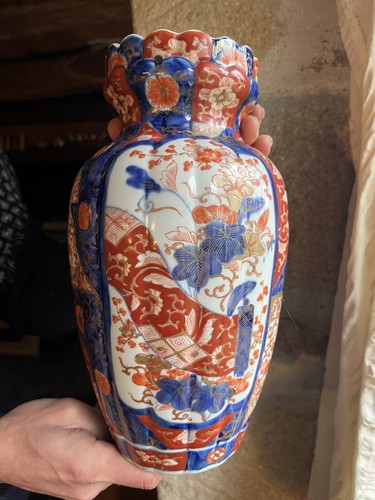 Vase imari xixeme porcelaine - vase,