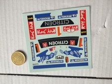 decals decalcomanie pour zitroen zx rallye japon 2005 1/18