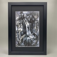 H.R. GIGER Art Encadré. SCI-FI BIOMÉCHANIQUE TRIPTYKON