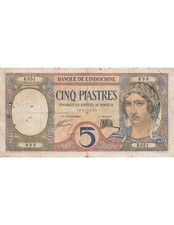 Indo-Chine Fr. 5 Piastres -