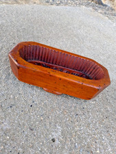 ANCIEN MOULE A BEURRE DECORE SUR PIED -OUTIL ART POPULAIRE -