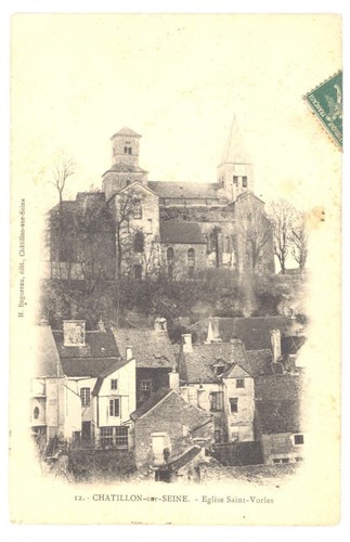 Cpa chatillon sur - -, seine