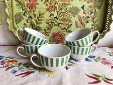 5 tasses à thé en porcelaine Guy Degrenne ligne Paréo