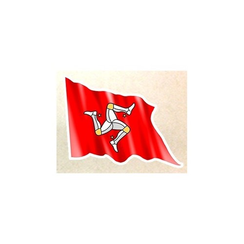 Isle man left flag - tt,