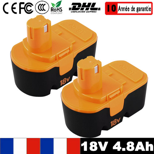 Lot batteries de rechange - de, 2