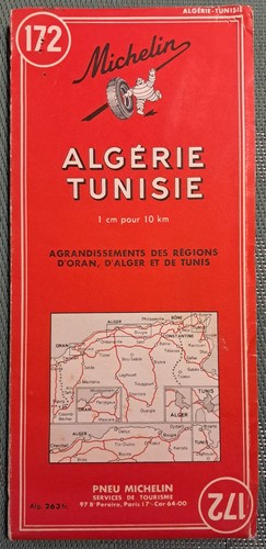 Carte michelin 172 algerie - michelin,
