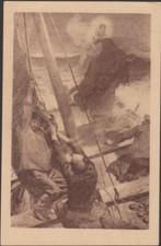IMAGE RELIGIEUSE-APOSTOLAT DE LA MER - MARIN HISSANT LA VOILE - A DIEU VAT