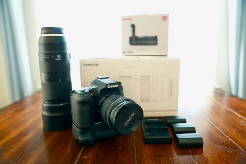 Cannon 70d camera kit - cannon, with