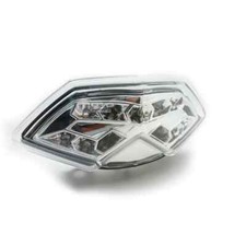 Feu LED arrière chromé clignotants intégrés Kawasaki Z1000 2010-2013