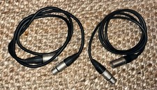 2 CÂBLES  POWER SUPPLY XLR /