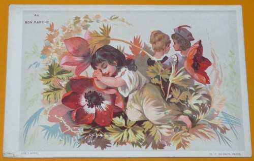 Chromo 1894 bon marche - chromo, au
