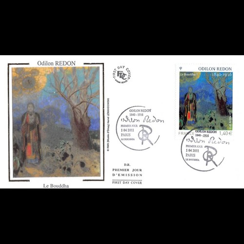 Fdc soie tableau odilon - tableau, redon