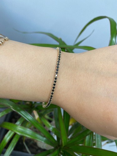 Bracelet tennis rond - ct.,