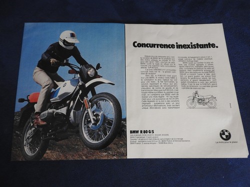 Publicité double page moto - page,