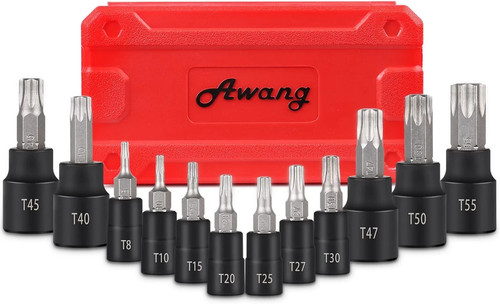 13pcs douille torx mâles - torx,