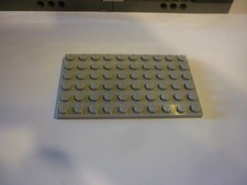 1 x LEGO Plaque Oldgray 6x10