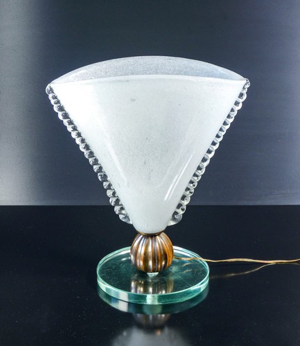 Lampe table barovier verre - lampe,