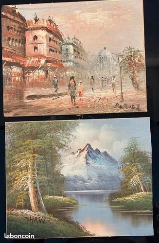 Lot tableau vintage - lot,