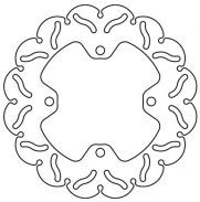 DISQUE FREIN ARRIERE LUCAS HONDA XL 700 V TRANSALP ABS ALIEN