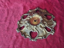 Ancien Cache Béliere En Bronze,style L XV ,gros Lustre Maison Maître 