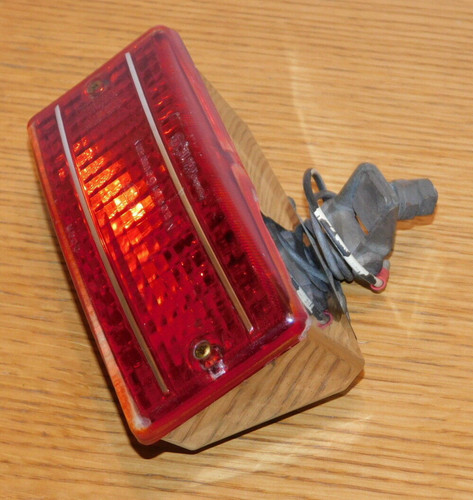 Vintage feu rouge - feu, phare