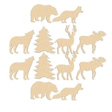  30 Pcs Décor Animalier
